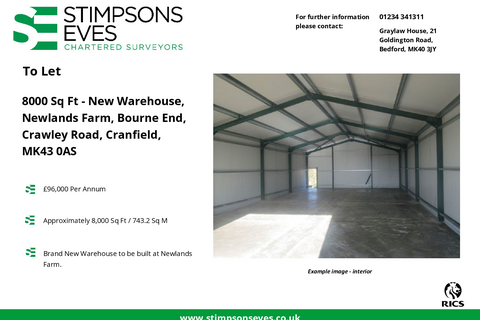 Industrial development to rent, Bourne End Bedford MK43 0AS