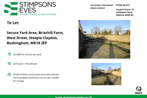 Land to rent, West St Steeple Claydon MK18 2EP