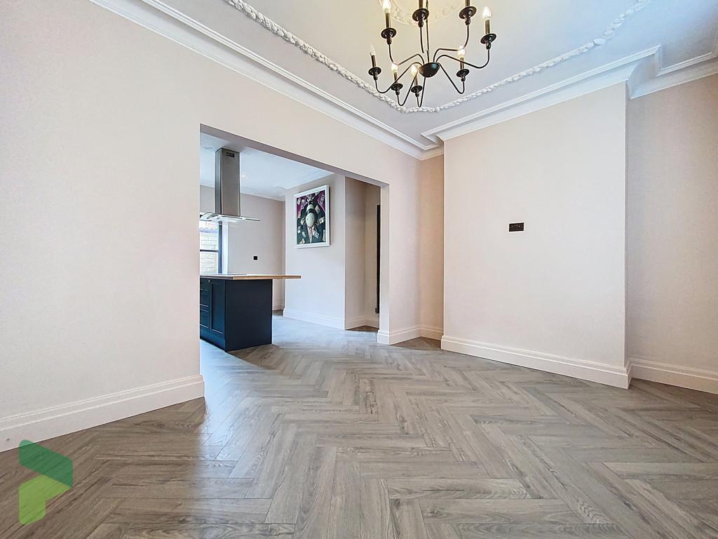 Living Room through to Fitted Breakfast Kitchen
