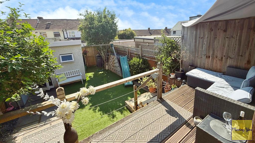 Rear of the property