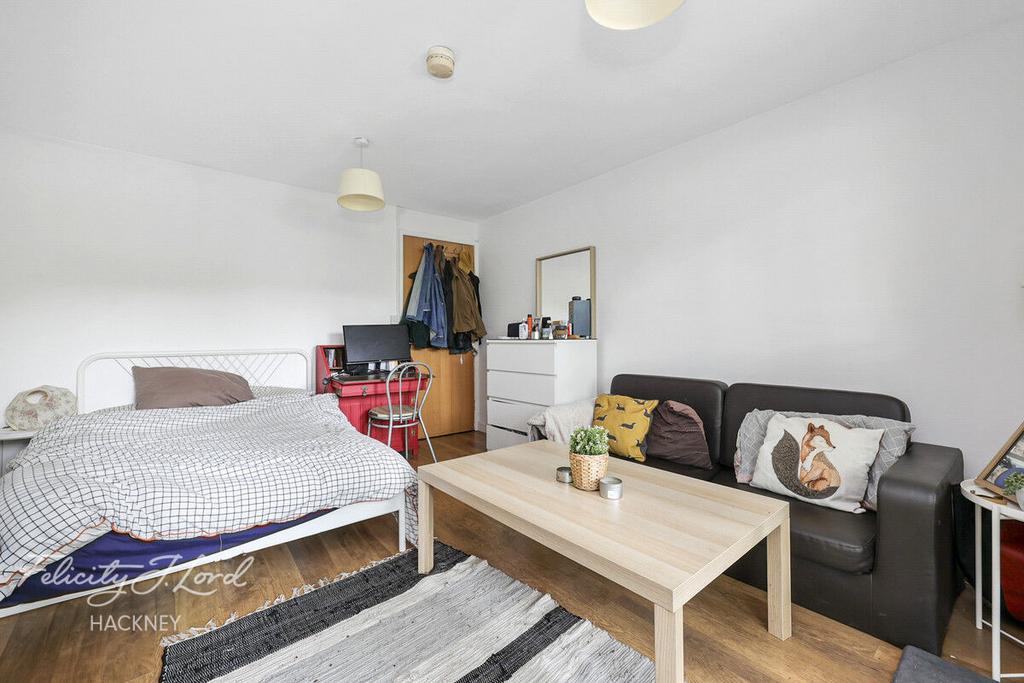 Studio apartment interior, studio