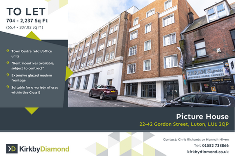 Retail property (high street) to rent, 22-42 Gordon St Luton LU1 2QP