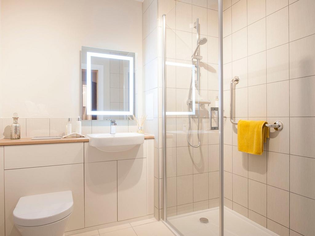 Typical shower room