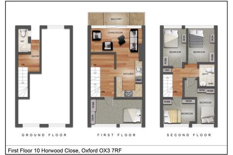 1 bedroom in a house share to rent, Horwood Close, Oxford, OX3