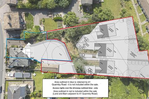 Plot for sale, Land with Barn, to the rear of 41 Quarmby Road, Huddersfield