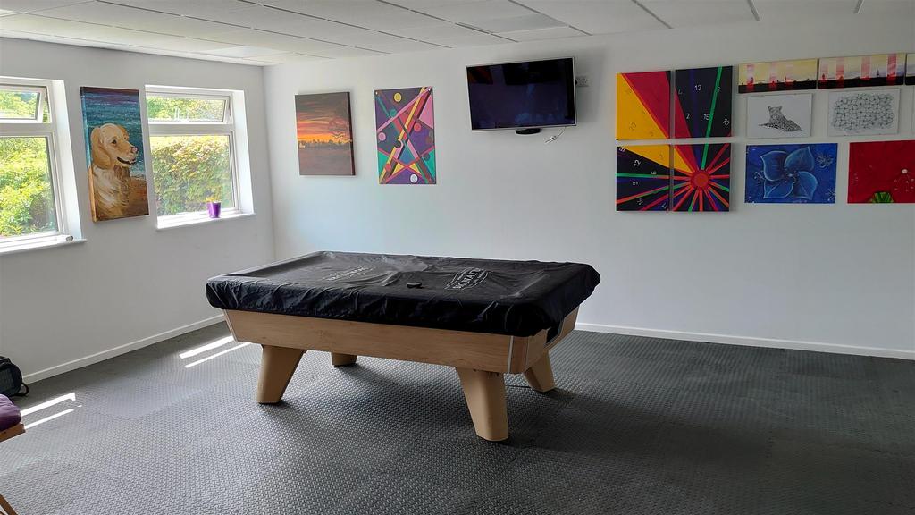 Games Room inside the Garage