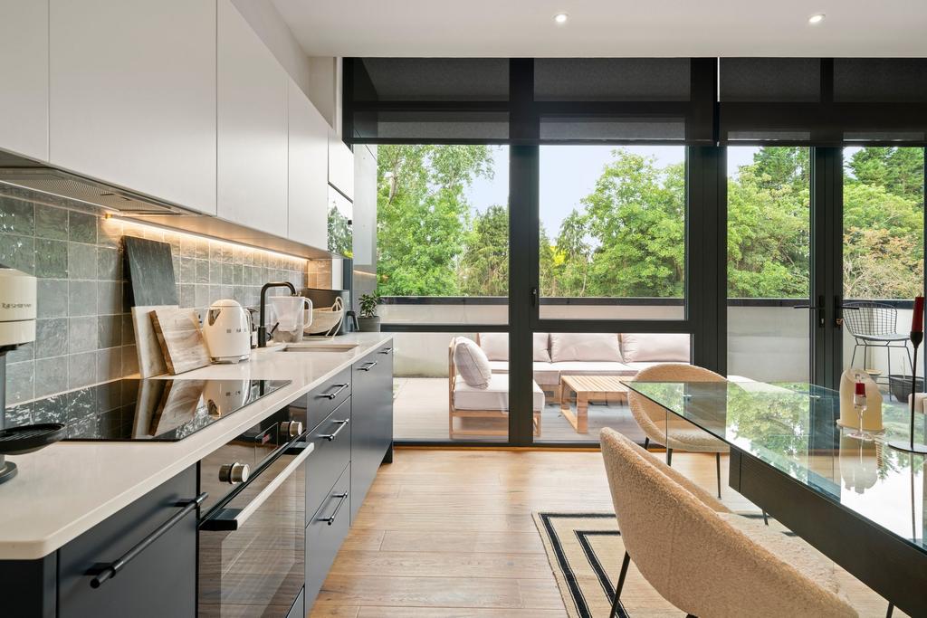 Open-plan living area