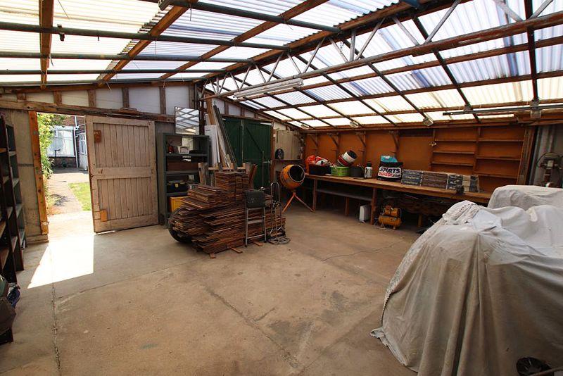 Double garage...