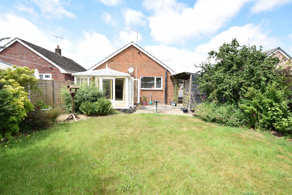 Rear view of bungalow