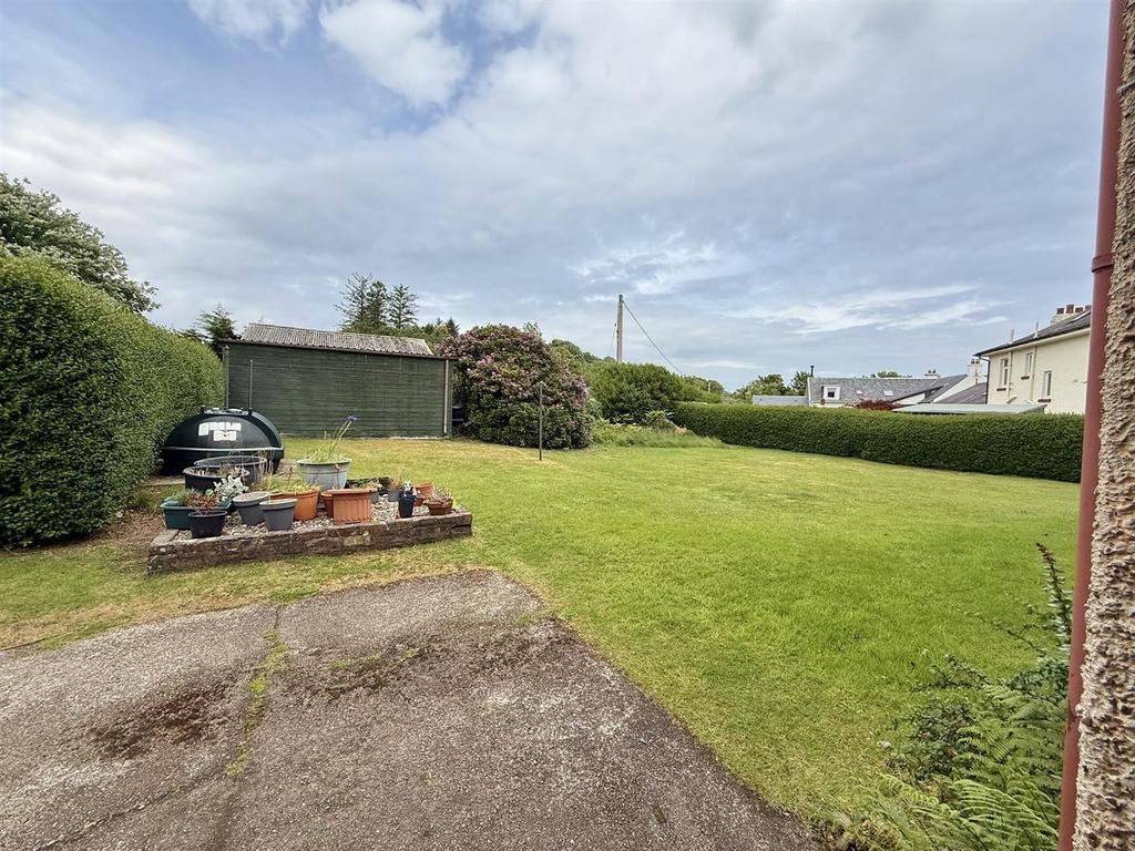 Rear garden from the kitchen