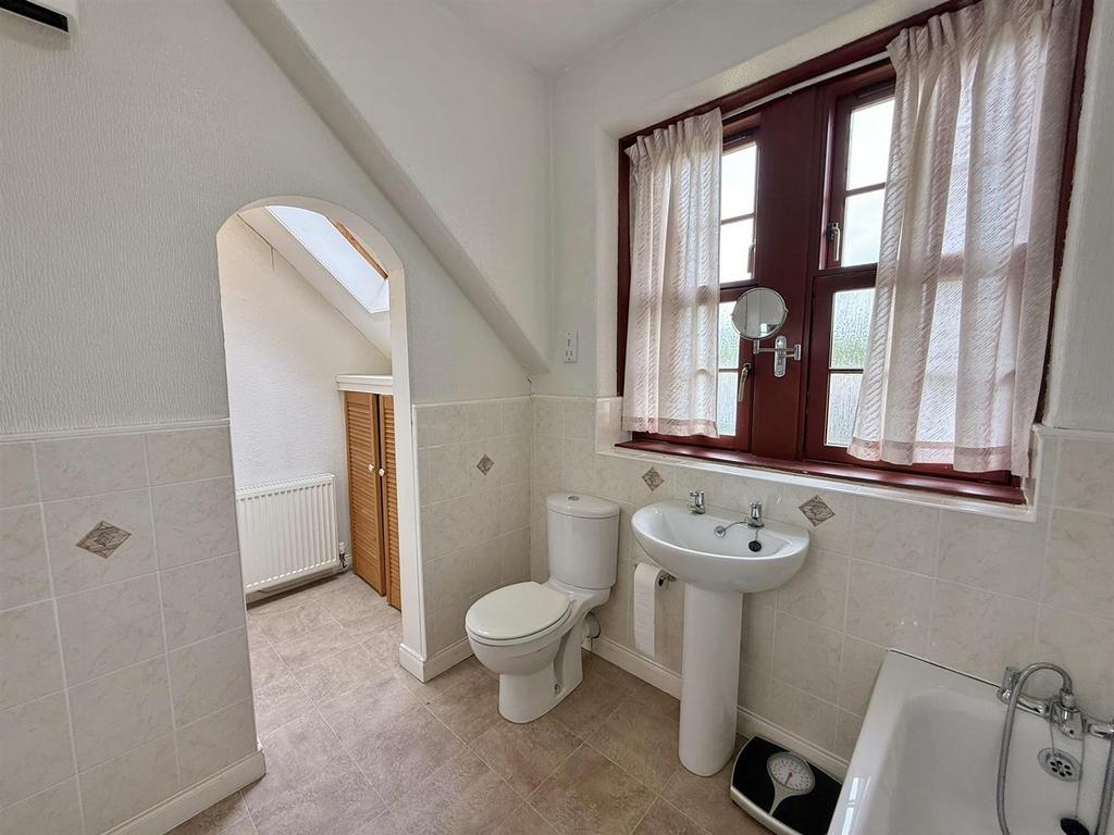 Bathroom to shower area