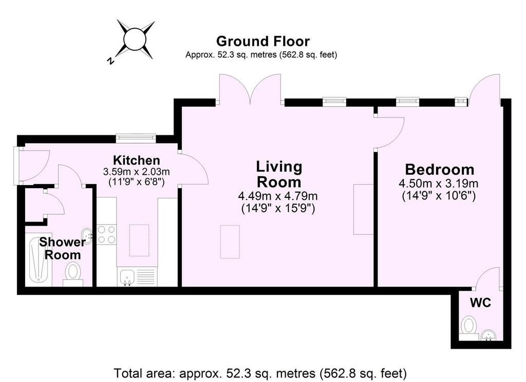 Wisteria Cottage, Buttercrambe - all floors.JPG