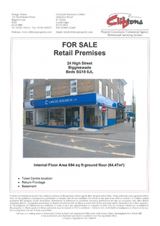 Office for sale, 24-26 High St Biggleswade SG18 0JL