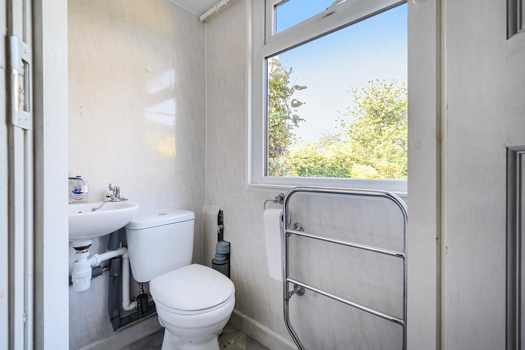 Cloakroom in the garage