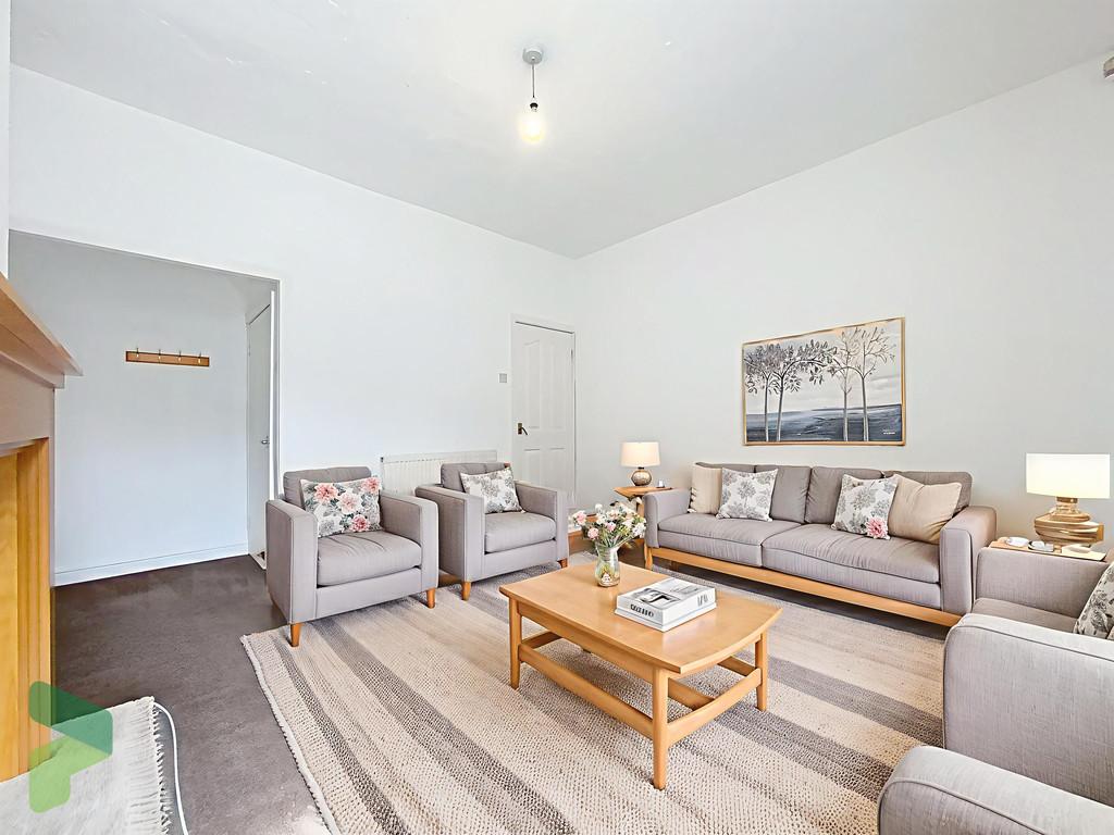 Virtually Staged Living Room