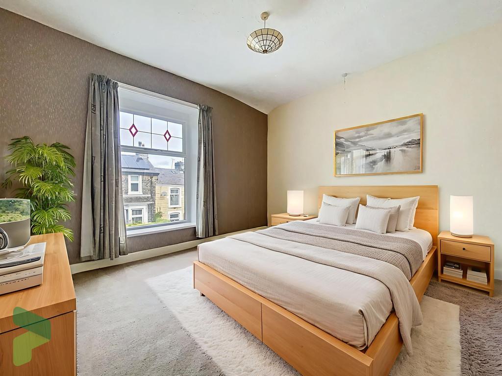 Virtually Staged Bedroom