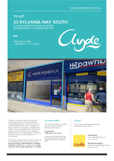 Retail property (high street) to rent, 1-53 Sylvania Way South Clydebank G81 1EA