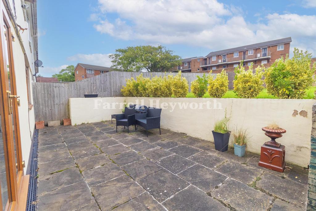 Rear patio
