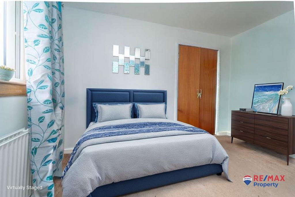 Virtually Staged Bedroom 2