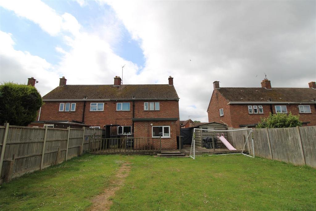Rear of property