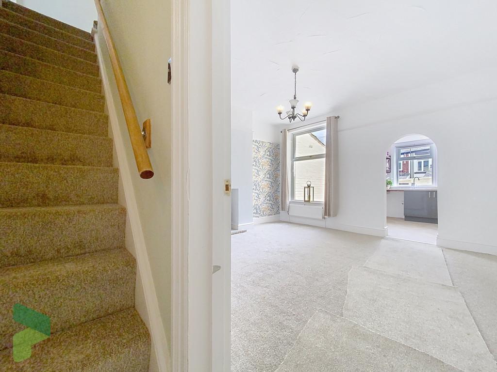 1st Floor stairs. Living or Dining Room