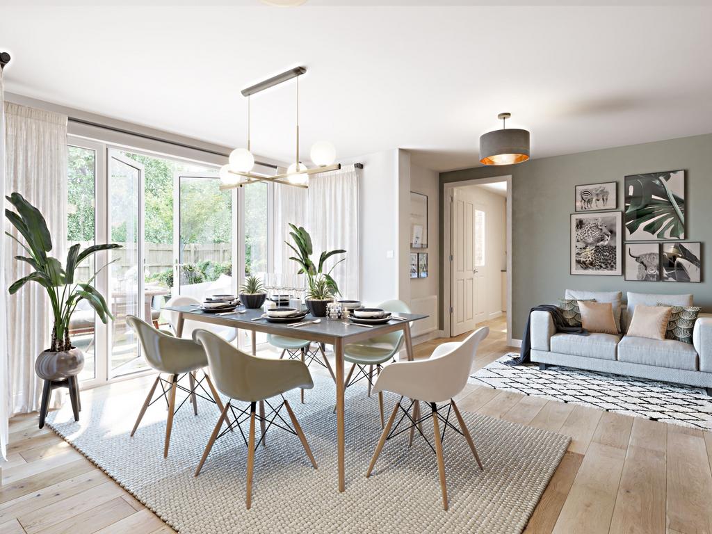 Dining room in the Exeter, a 4 bedroom detached...