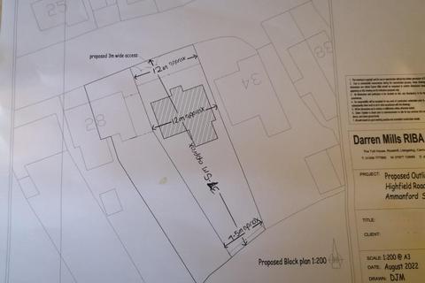 Plot for sale, Highfield Road, Ammanford SA18
