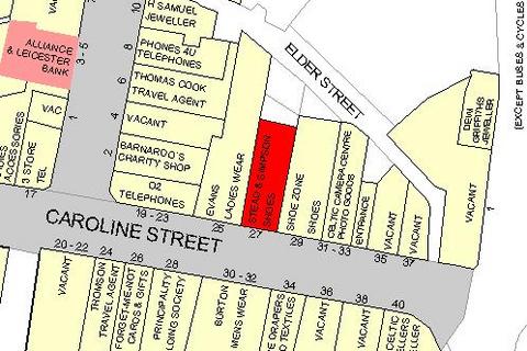 Retail property (high street) to rent, 27 Caroline St Bridgend CF31 1DW