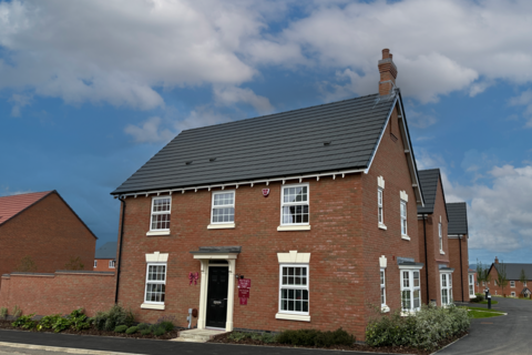 Detached house - Plot 671, The Bicton Georgian 4th Edition at Thorpebury In the Limes, Thorpebury, 2 Limetree Way LE7