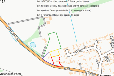 undefined, Development site to rear of 68 Sleaford Road Heckington NG34 9QW
