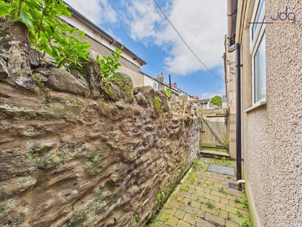 Small rear yard