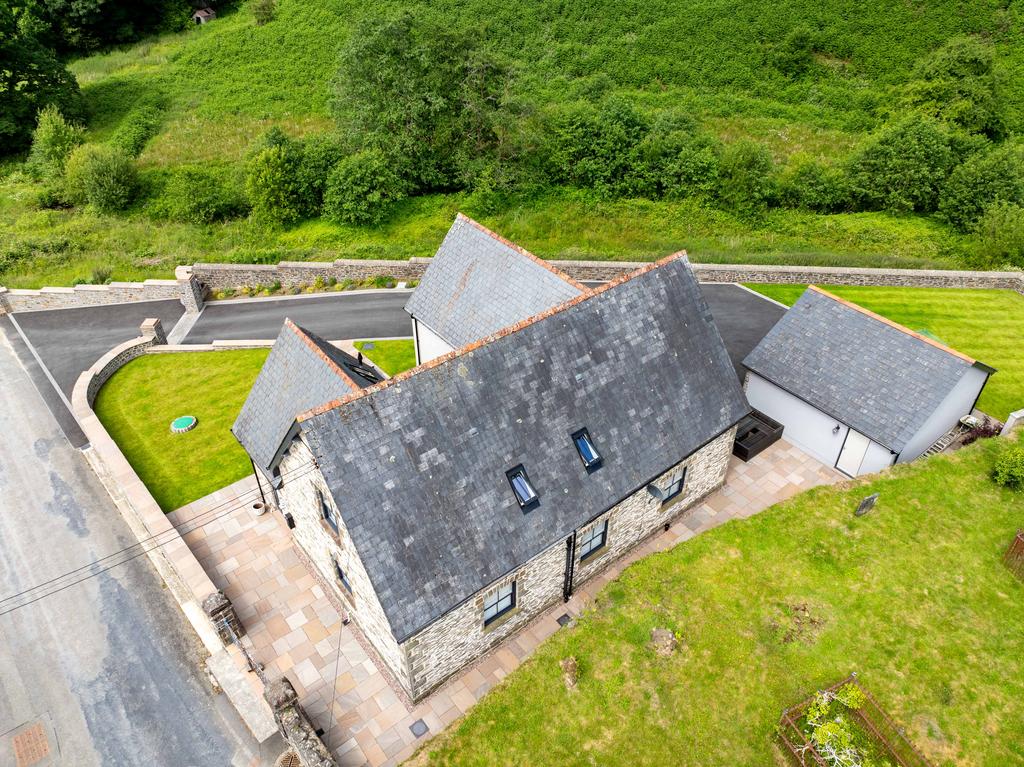 Rear of property