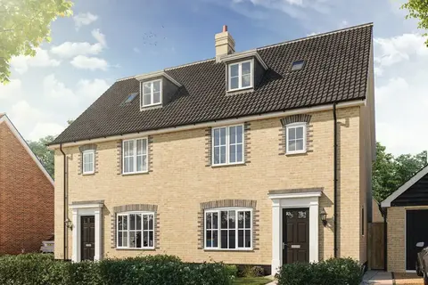 3 bedroom semi-detached house for sale, Plot 24, The Eaton at The Elms, The Elms, Woolpit IP30
