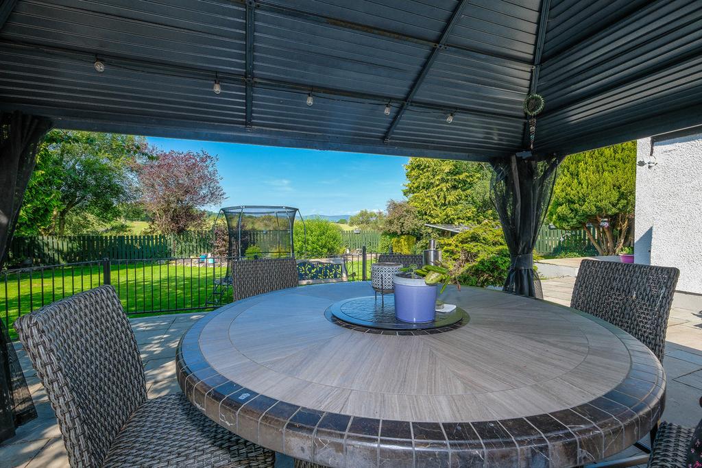 Patio BBQ area