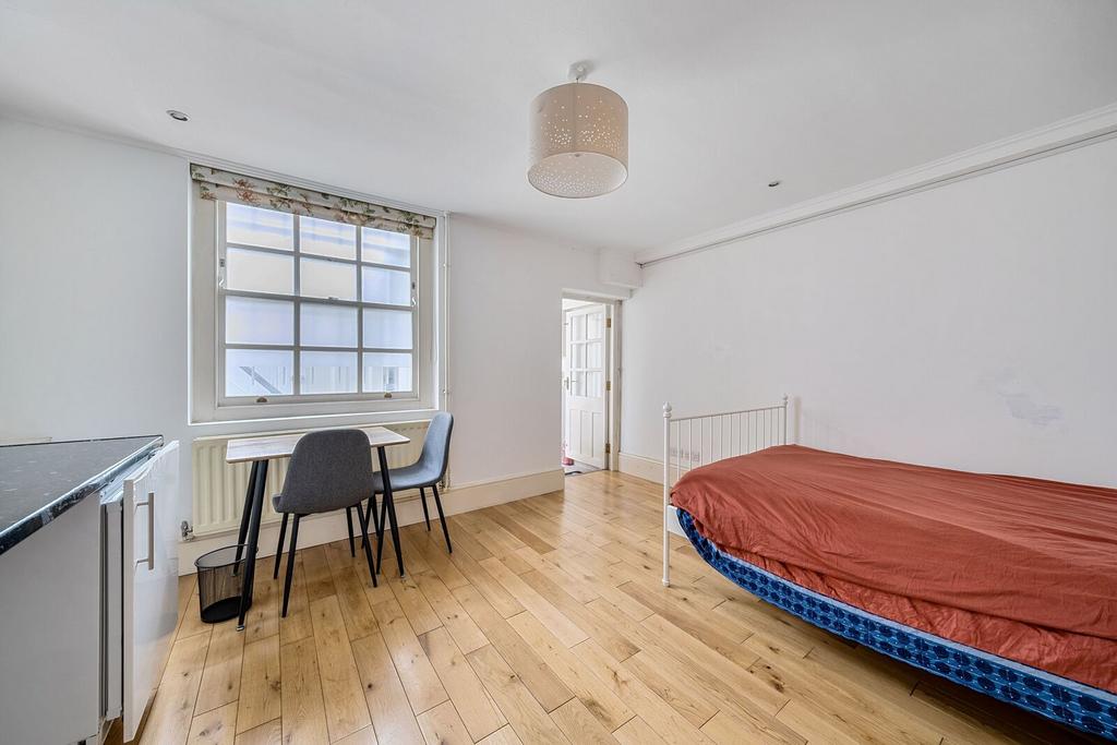 Studio apartment interior, studio