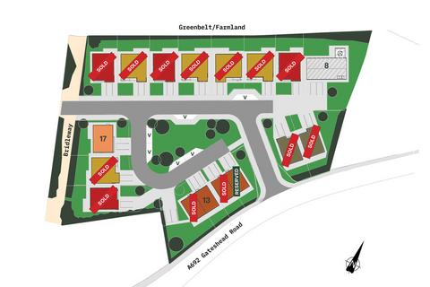 undefined, Plot 17, The Beech, Hillhead, Streetgate, Sunniside