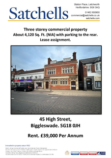 Retail property (high street) to rent, 45 High St Biggleswade SG18 0JF