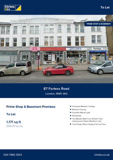 Retail property (high street) to rent, 87 Fortess Rd London NW5 1AG