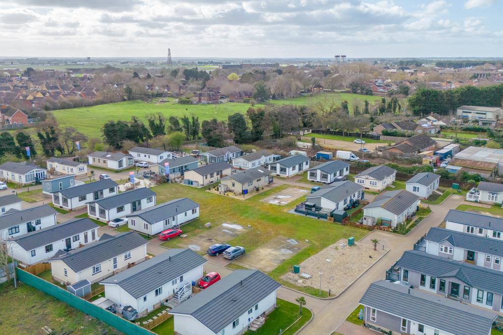 Aerial view, land