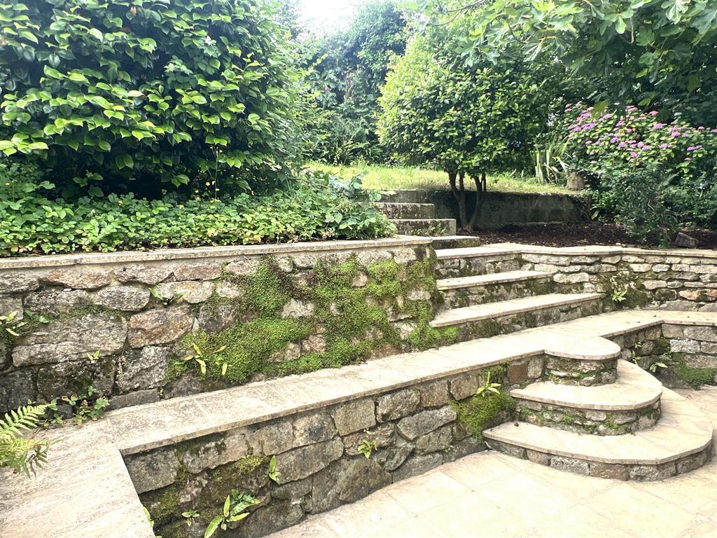 Gardens and carport