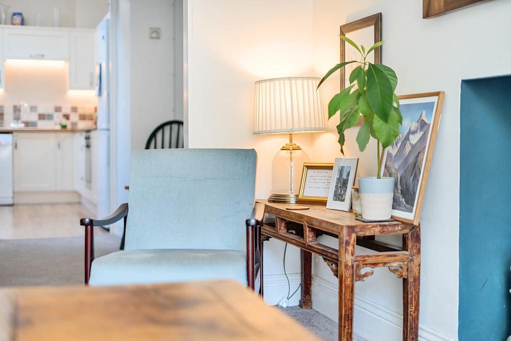 Open plan living dining room