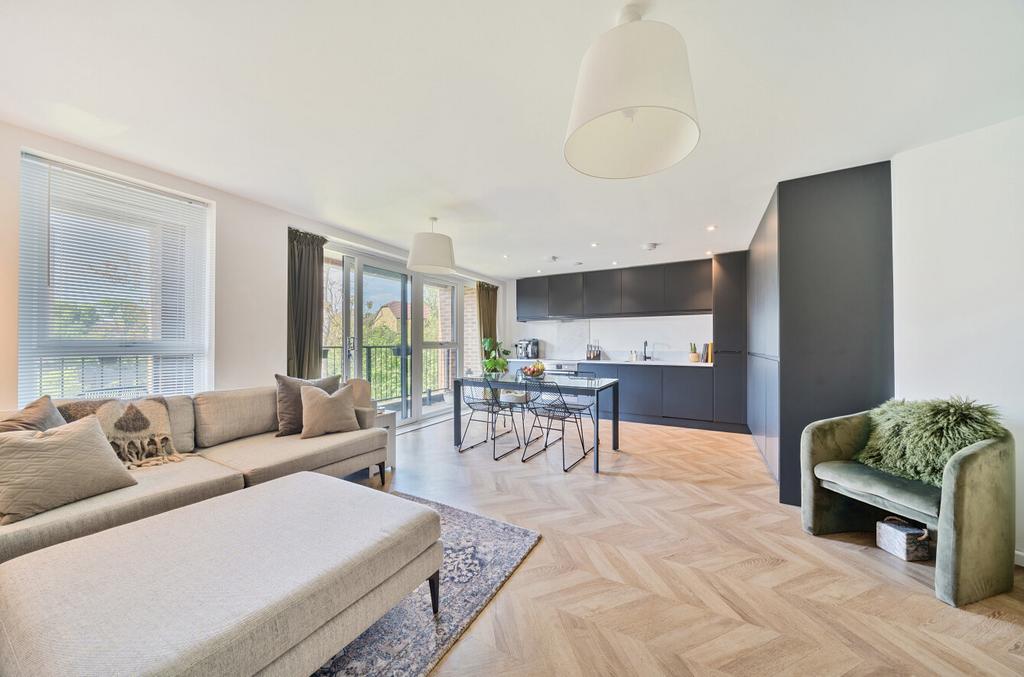 Open-plan living area, open plan living