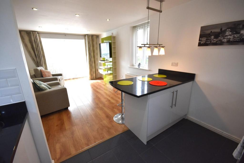 Open plan living/kitchen