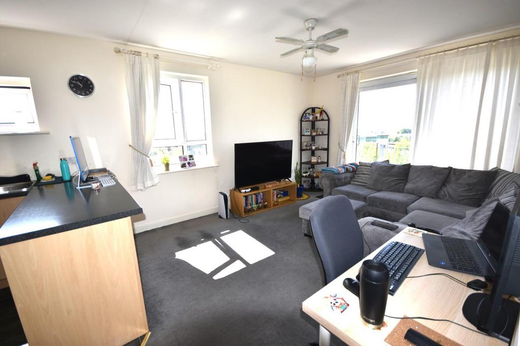 Open plan living/kitchen