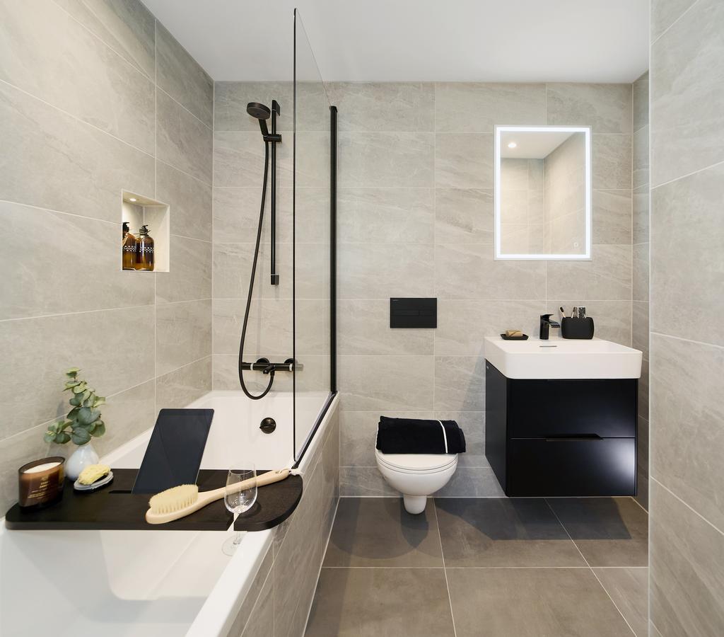 Show home bathroom