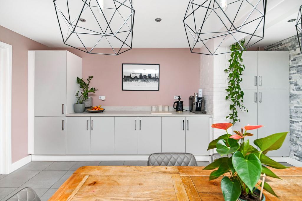 Open plan dining kitchen