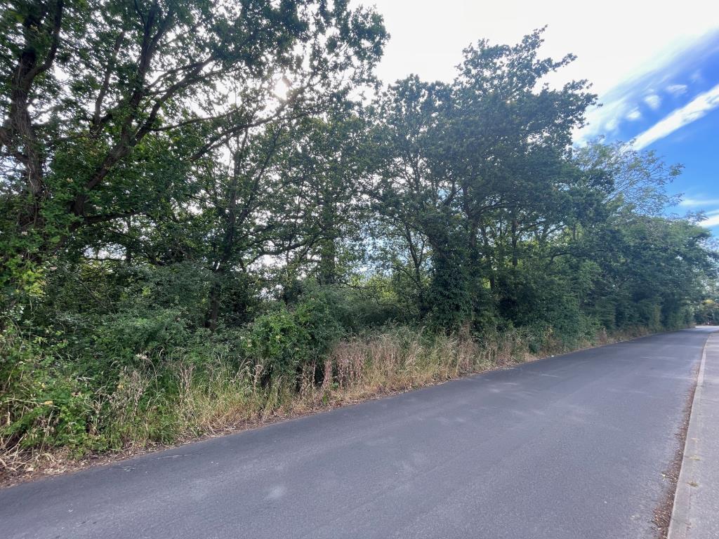 View of the road frontage along Church Road