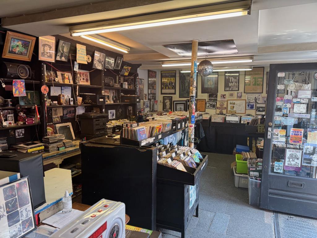 Internal of Record shop