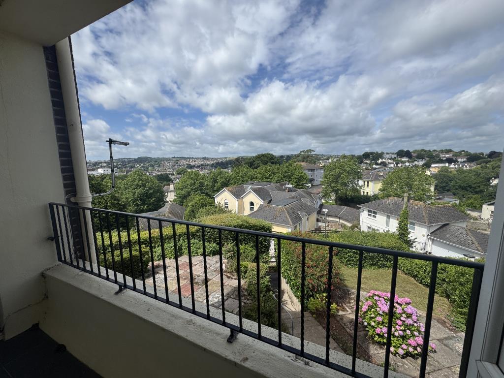 View from the balcony from living room