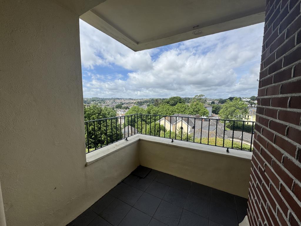 View from the balcony from kitchen